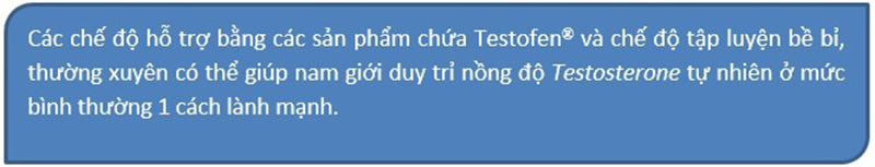 lợi ích của Testofen