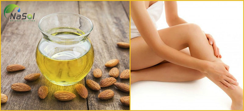 lợi ích của dầu hạnh nhân trong làm đọp