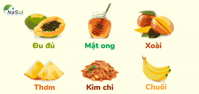 Thực phẩm có chứa enzyme tiêu hóa