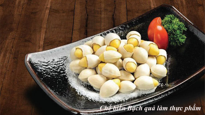 Ứng dụng Bạch quả làm thực phẩm