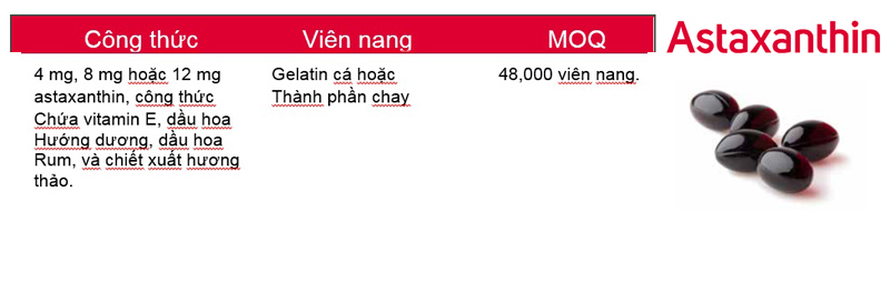 viên nang mềm astaxanthin